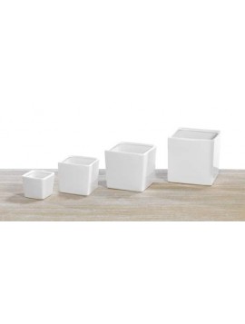 CUBO CERAMICA BIANCO