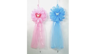 FIOCCO NASCITA CON FARFALLA DIAM.30XH.90