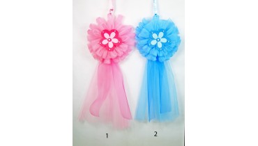 FIOCCO NASCITA  CON FIORE DIAM.38XH.90