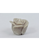 ROSA CANDELA CERA 8X7 CM  NON PROFUMATA