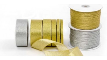 ROT. NASTRO METALLIZZATO ORO ARGENTO