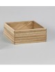 CASSETTA LEGNO X 4VASI ø 14 30X30H14 CM